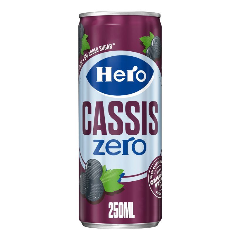 Hero Cassis zero incl. statiegeld