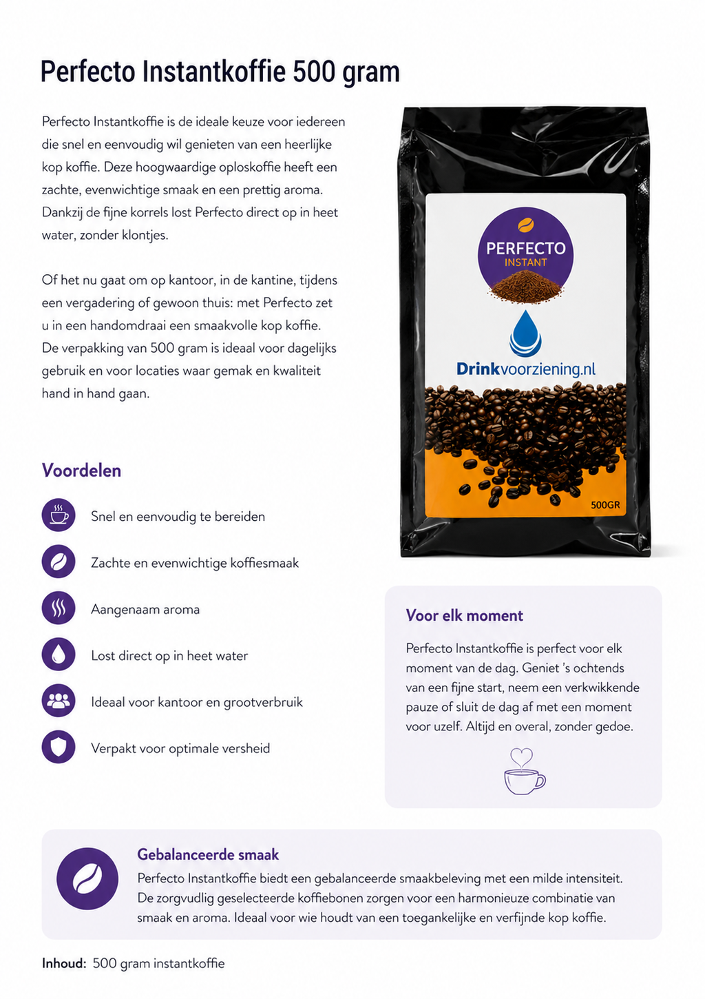 Perfecto instantkoffie